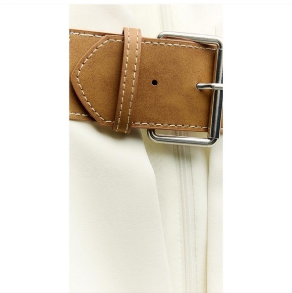 Zara BELTED MINI DRESS size XS - Picture 15 of 15